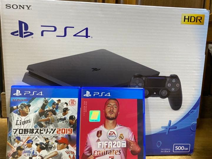 「美品」ps4 本体 PS4  本体　プレステ4 本体　ソフト2本付き