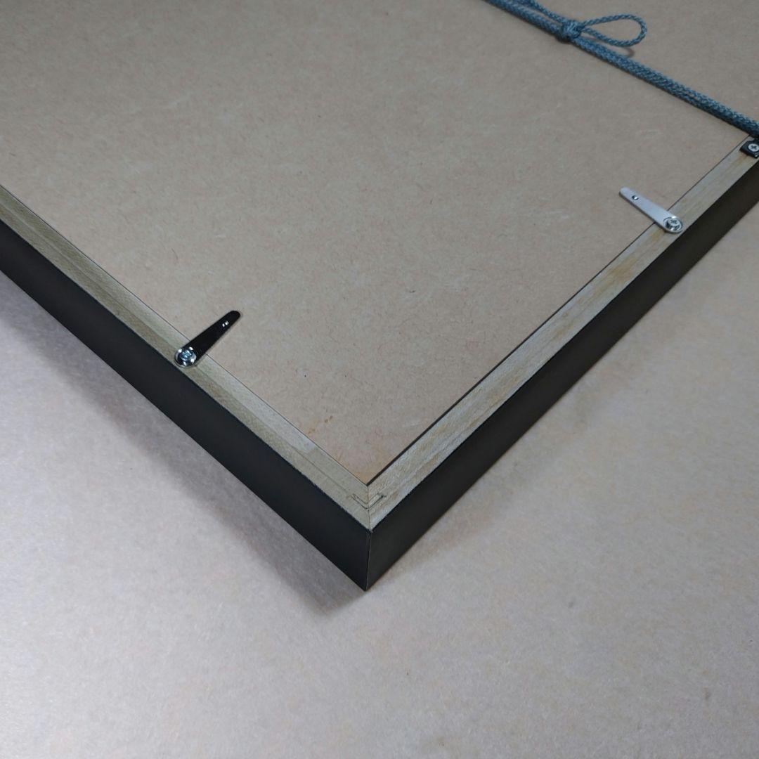 桜の版画 A3 ゴールドフレーム付き アーカイバルプリント 野地美樹子 和モダン