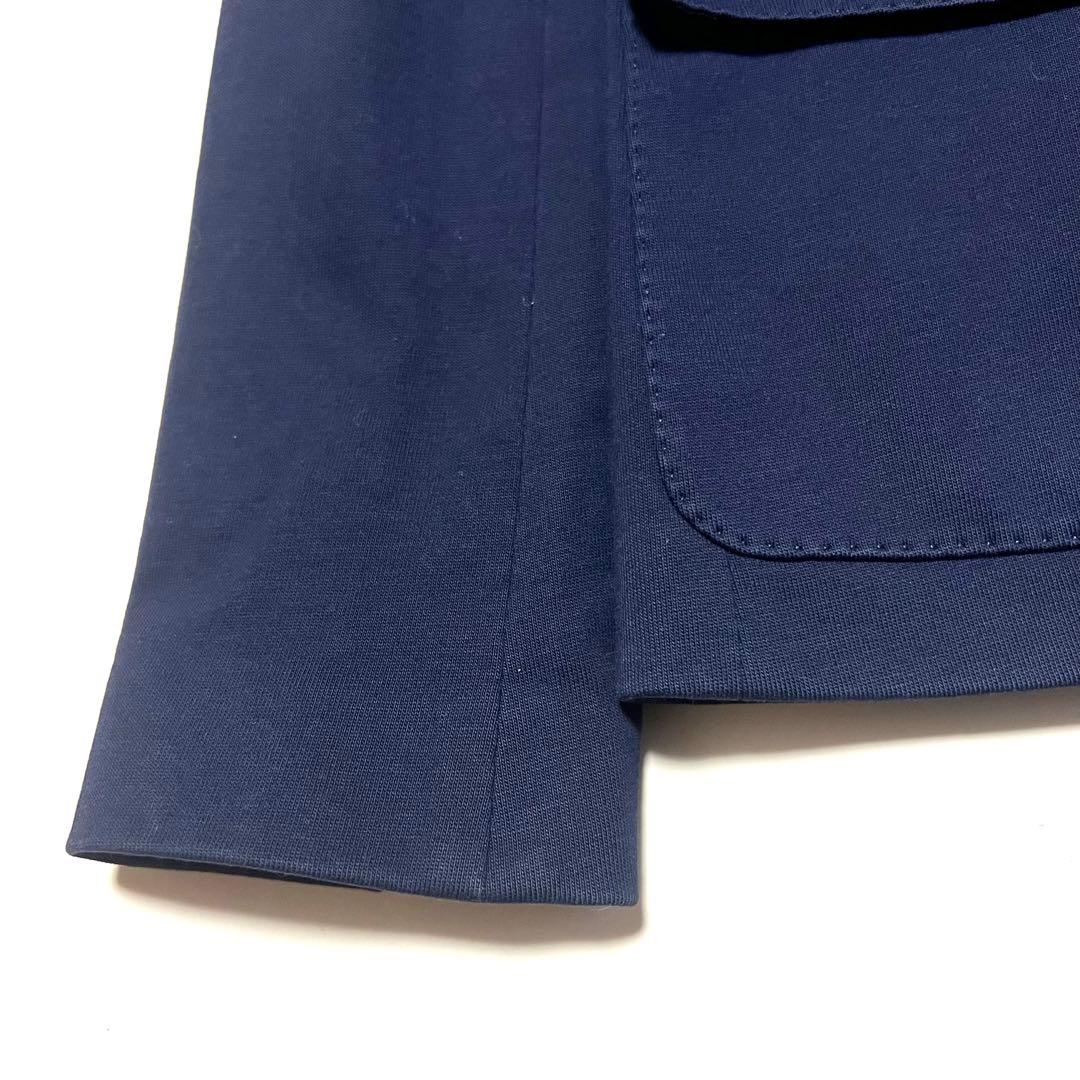 美品 ポロラルフローレン テーラードジャケット ワッペン 銀ボタン 紺ブレ