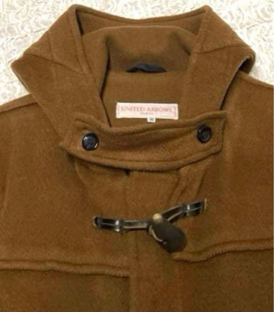 【希少】UNITED ARROWS イギリス製 ダッフルコート ヘリンボーン