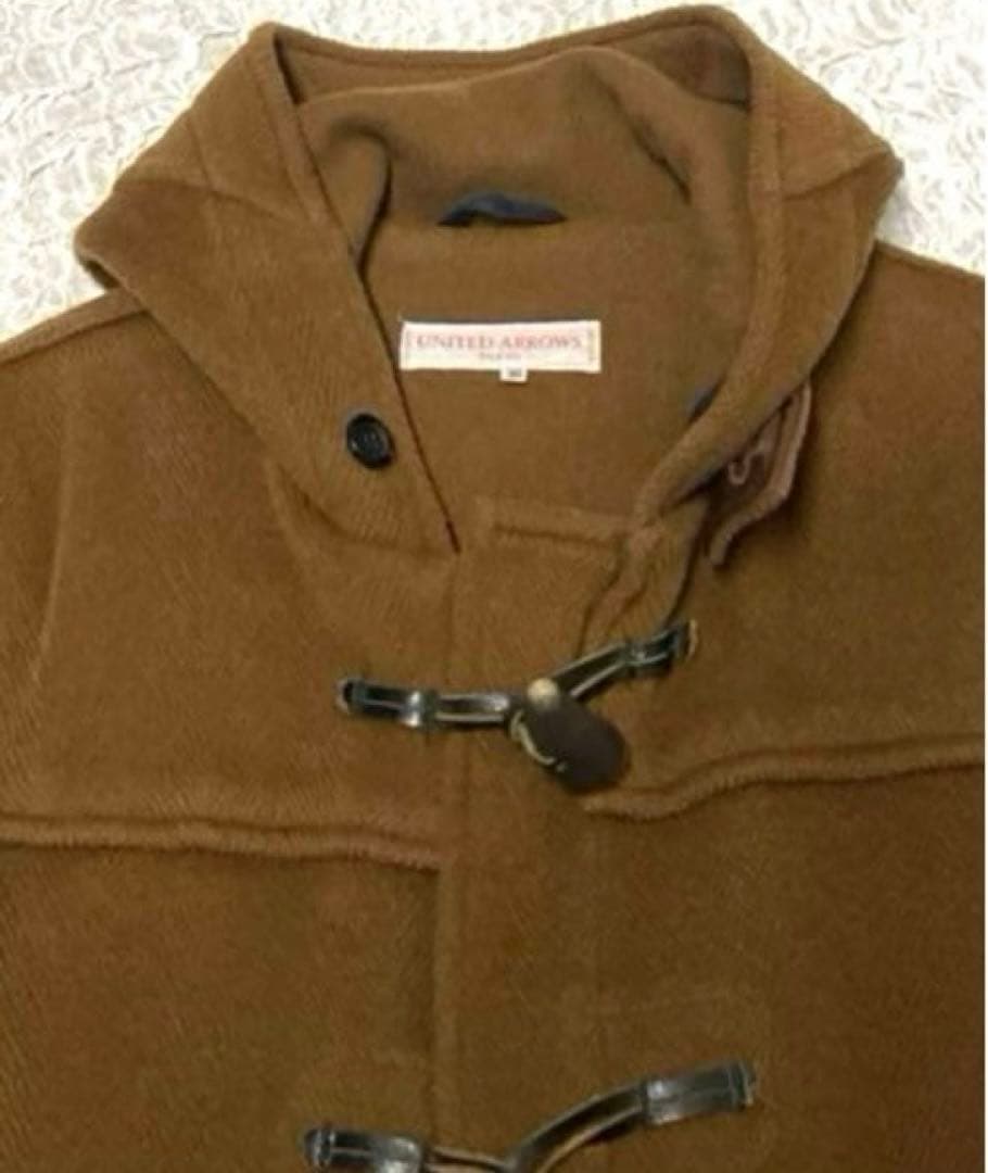 【希少】UNITED ARROWS イギリス製 ダッフルコート ヘリンボーン