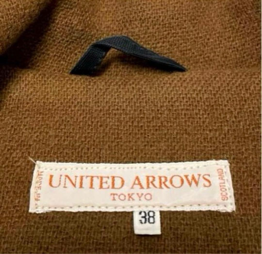 【希少】UNITED ARROWS イギリス製 ダッフルコート ヘリンボーン