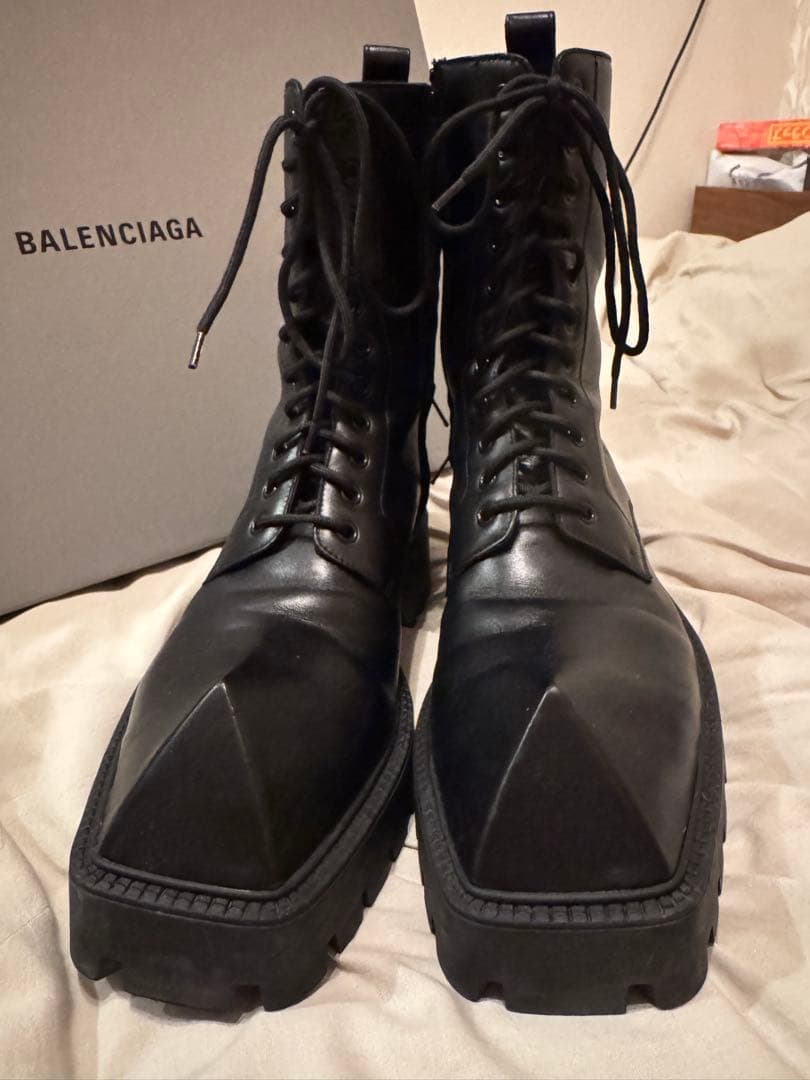 バレンシアガ リノブーツ　レースアップ