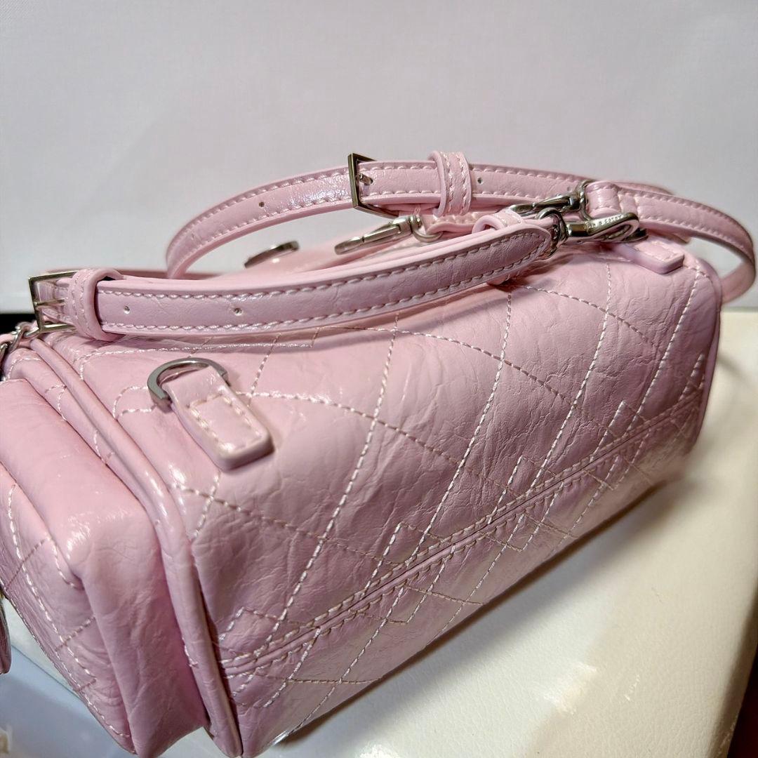 Duoドゥオ ツーウェイフロントフラップバックパック コットンキャンディーピンク