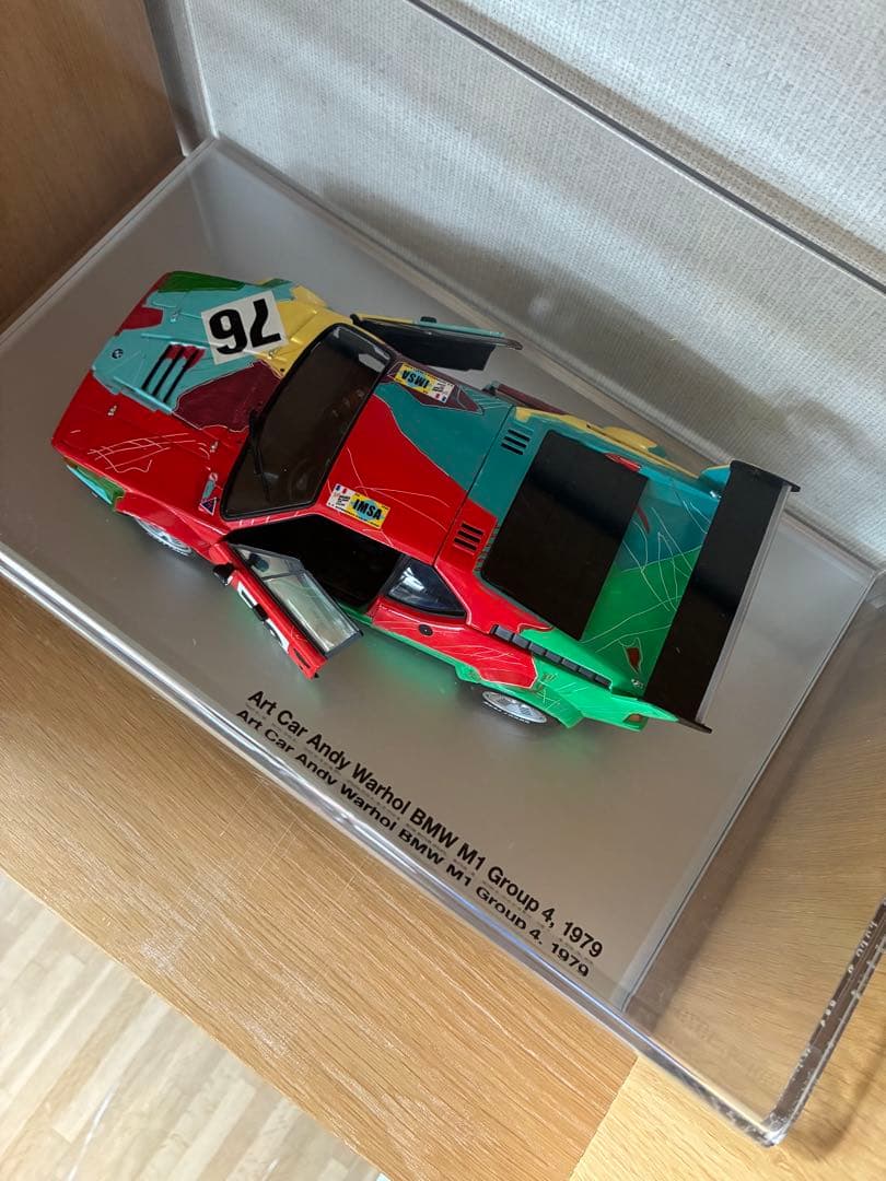 ミニチャンプス 1/18  M1 Art Car Andy Warhol