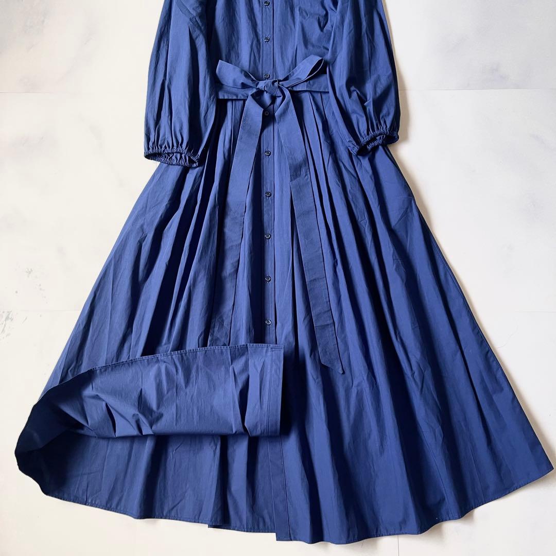 2023 未使用級✨ マックスマーラ シャツワンピース ベルト マキシ丈 40