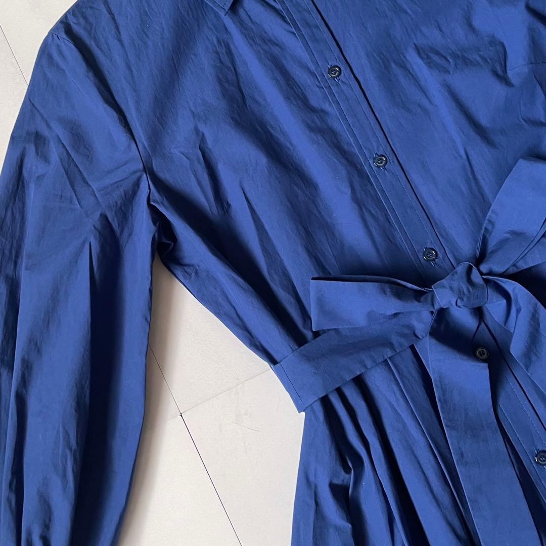 2023 未使用級✨ マックスマーラ シャツワンピース ベルト マキシ丈 40