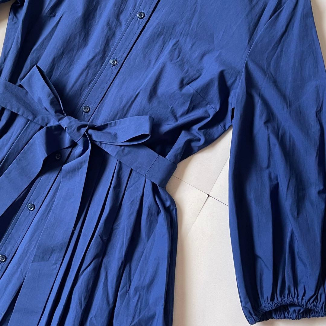 2023 未使用級✨ マックスマーラ シャツワンピース ベルト マキシ丈 40