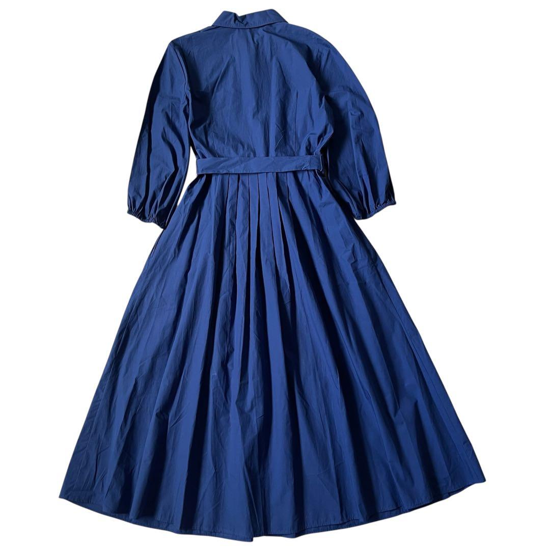 2023 未使用級✨ マックスマーラ シャツワンピース ベルト マキシ丈 40