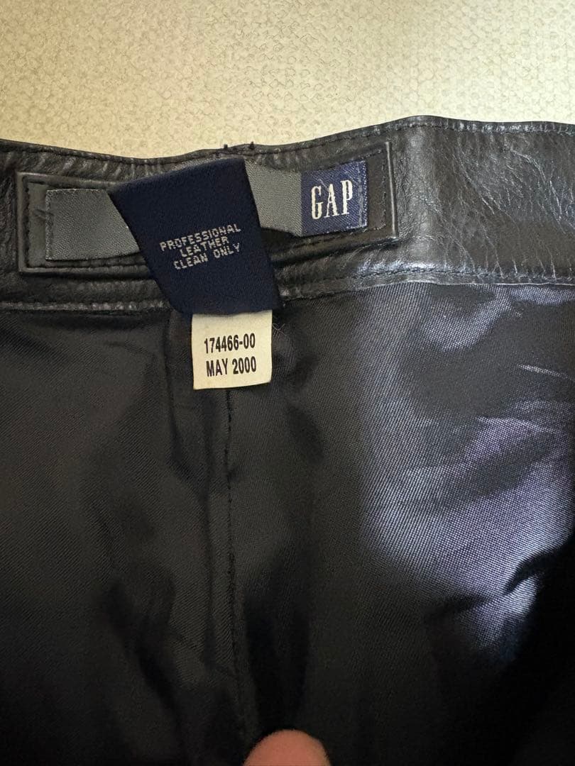 OLD Gap レザーパンツ　ブーツフィット W30 L30