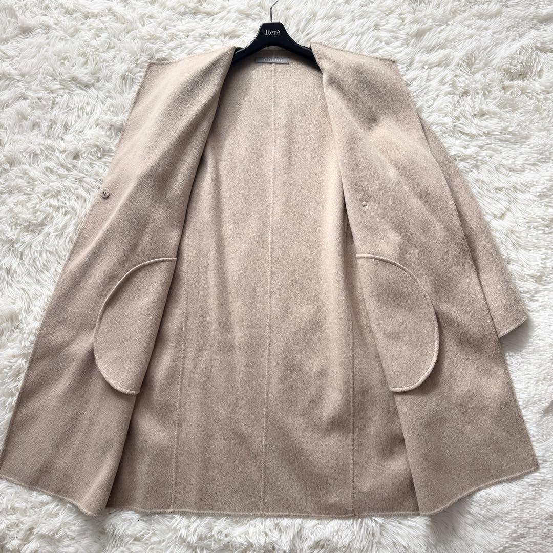 セオリーリュクス カシミヤ ダブルフェイス コート MOTION MARIO