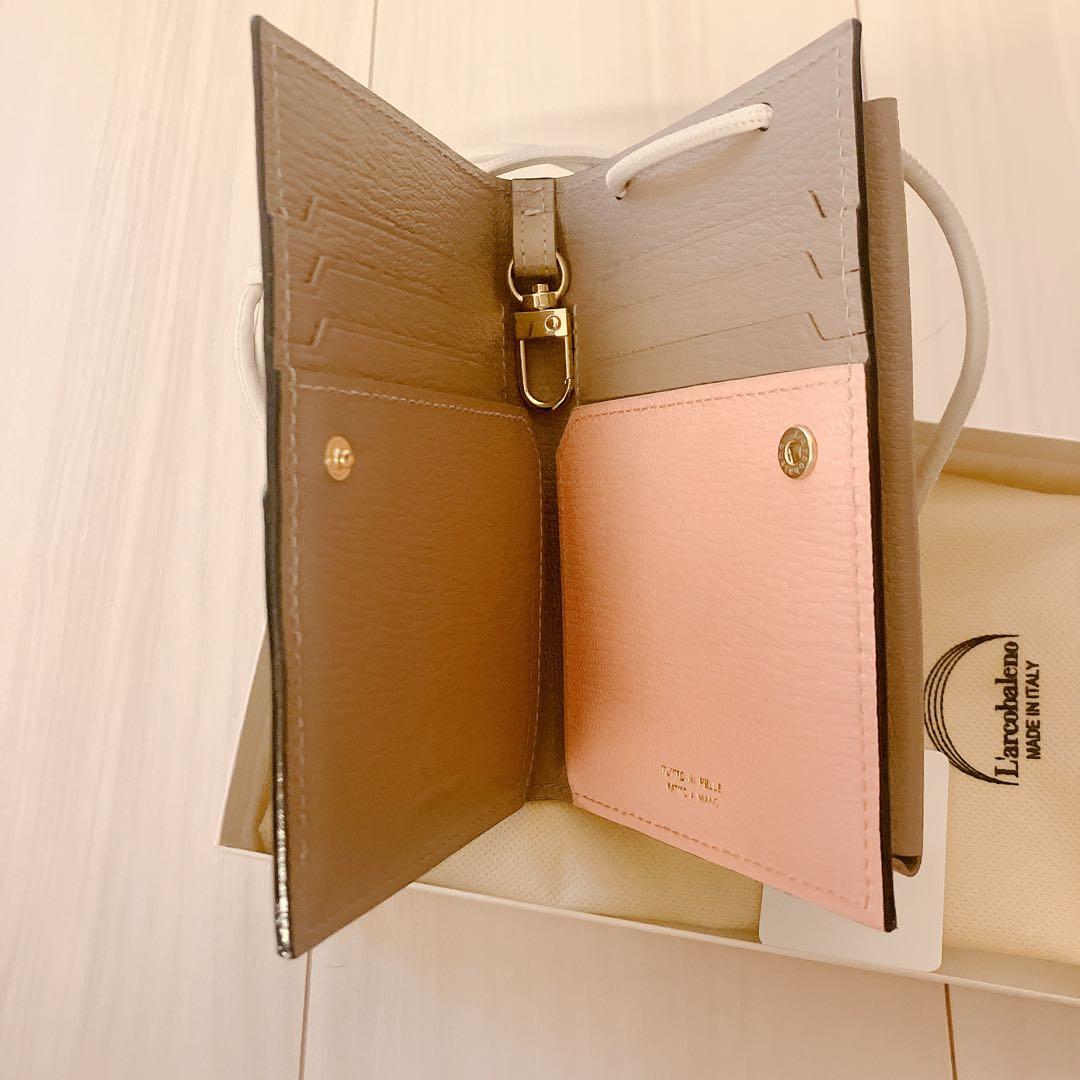 【新品】L'arcobaleno ラルコバレーノ スマートショルダーウォレット