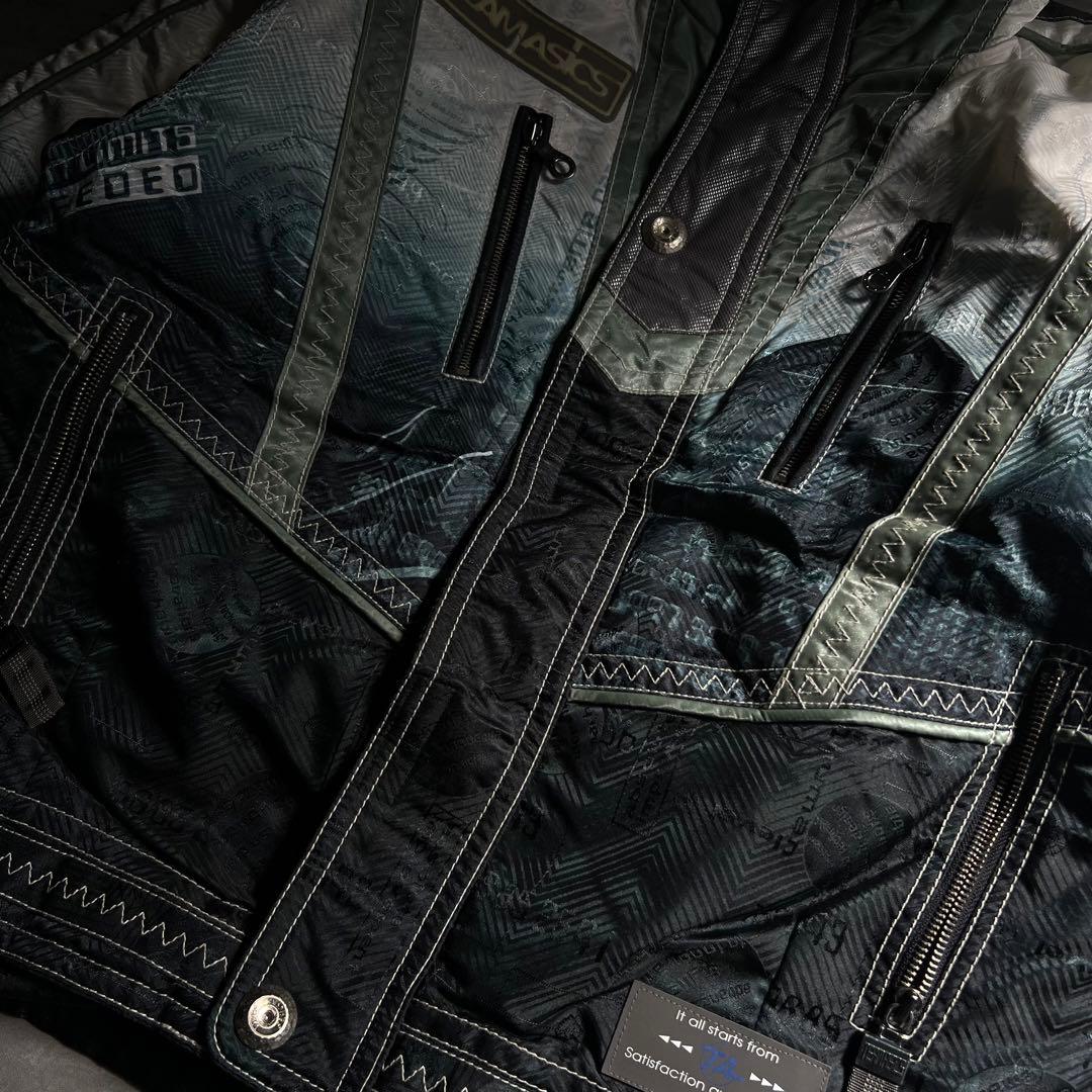 超激レア】Asics アシックス　グラフィック　スキーウェアセットアップ　日本製