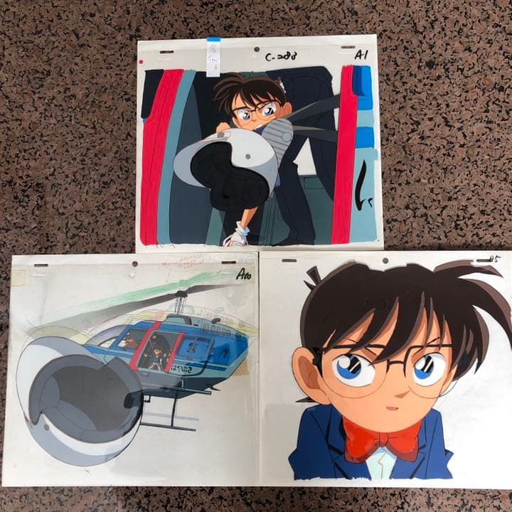 名探偵コナン(青山剛昌) セル画。海外の富裕層でも人気が出てきているようです。