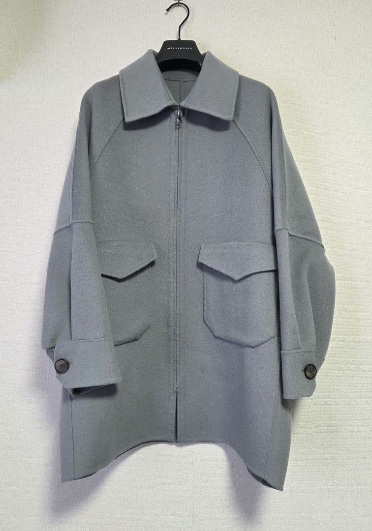 【MACHATT】ジップリバーウールコート