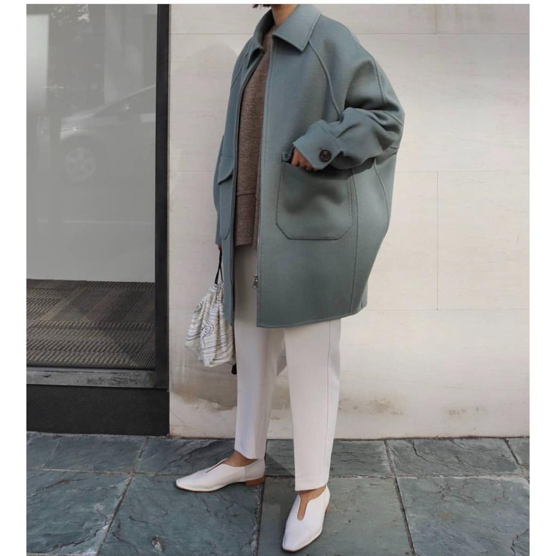 【MACHATT】ジップリバーウールコート