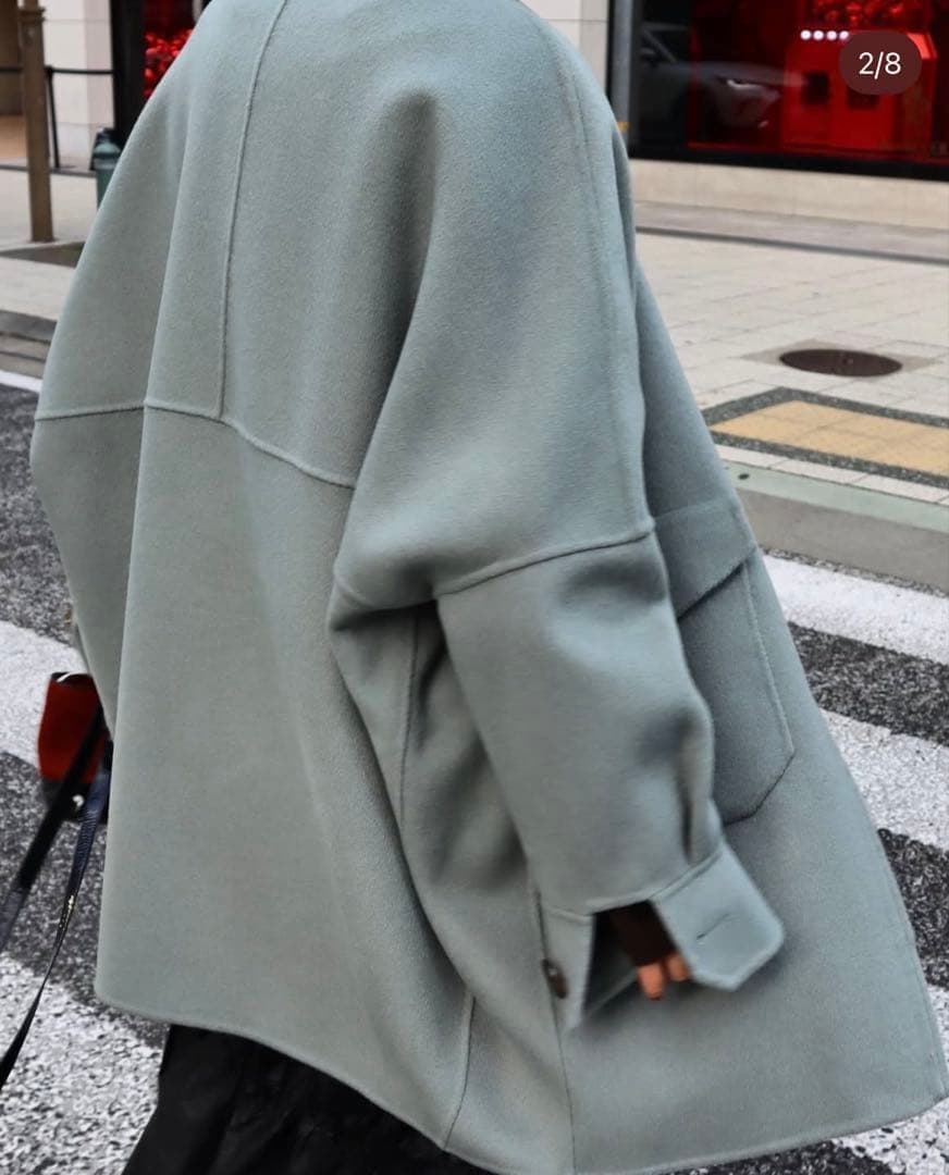 【MACHATT】ジップリバーウールコート