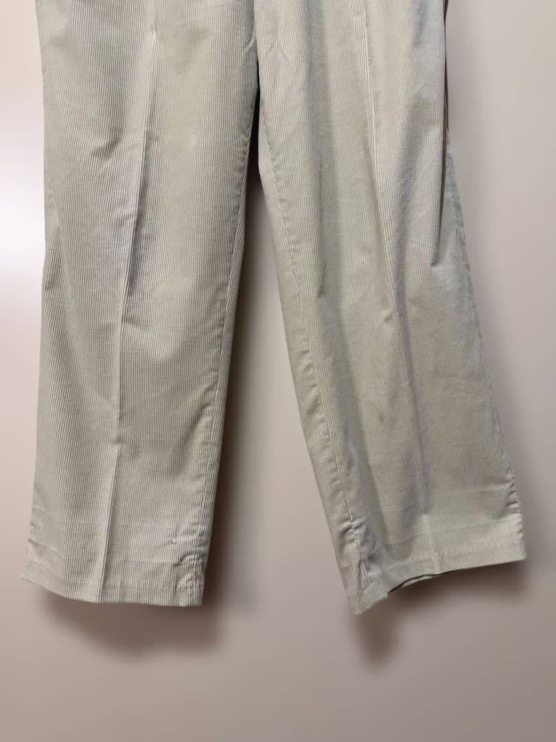 HERMES ベージュ コーデュロイスラックス