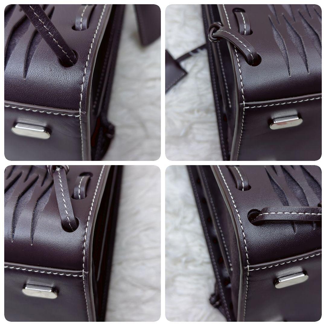 美品✨トリーバーチ リーラジウィル トートバッグ レザー ボルドー 2way