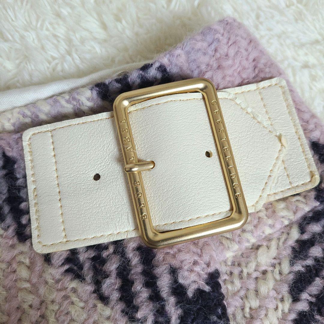 美品♪ブルーレーベルクレストブリッジ セットアップ コート スカート 平愛梨