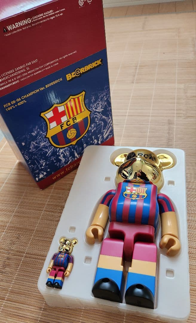 記念グッズ BE@RBRICK FCB 05-06 CHAMPION Ver. 400%