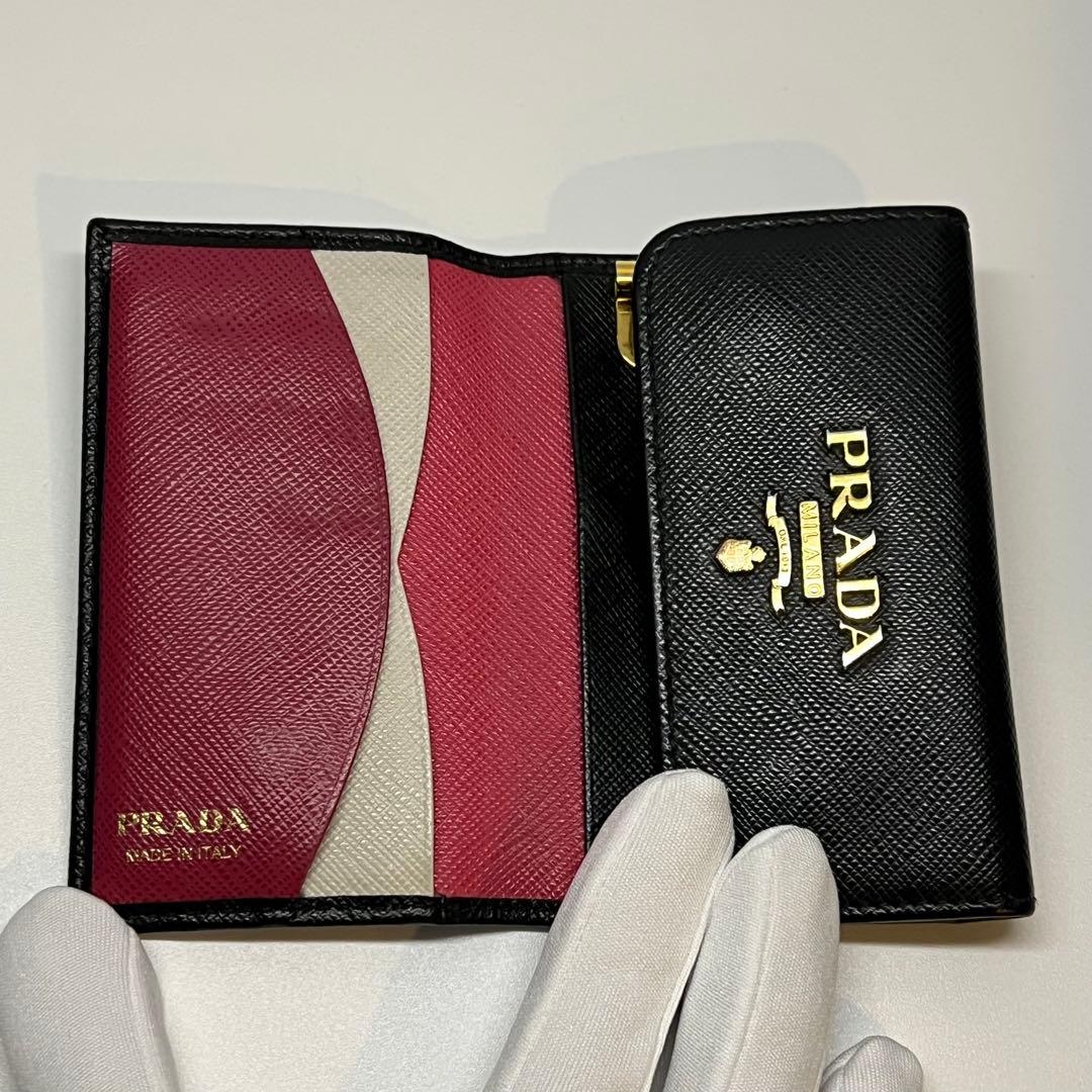【PRADA】サフィアーノマルチカラーキーケース