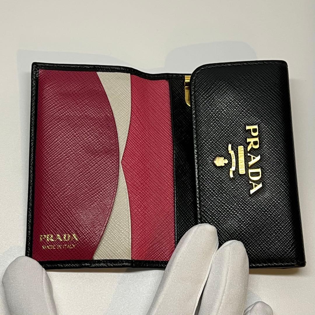 【PRADA】サフィアーノマルチカラーキーケース