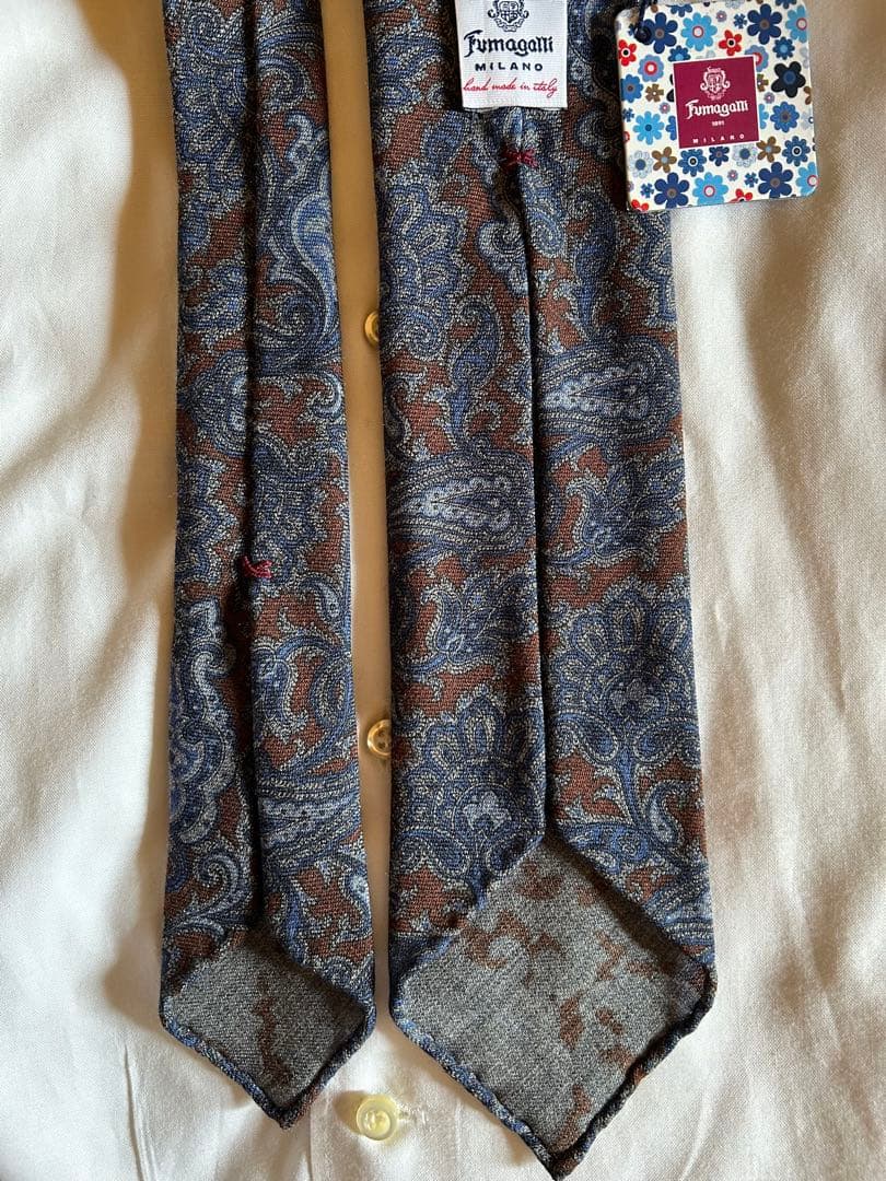 Fumagalli フマガッリ★クワトロピエゲ ペイズリータイ