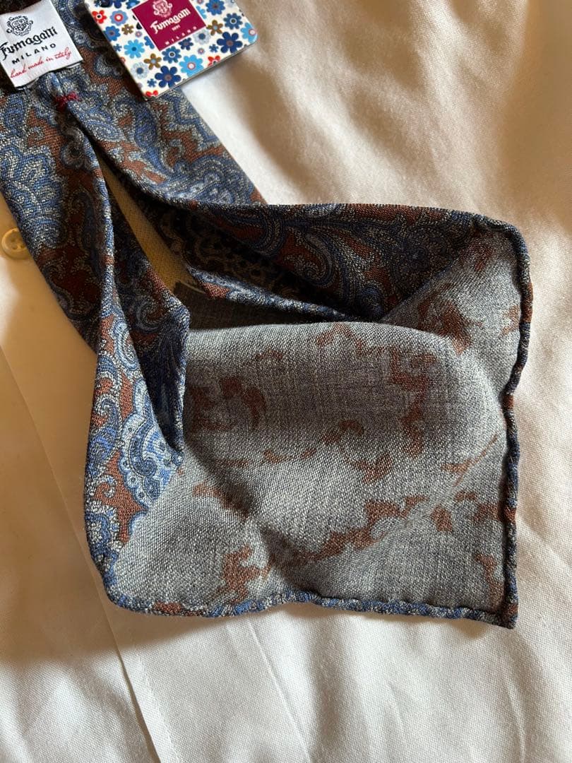 Fumagalli フマガッリ★クワトロピエゲ ペイズリータイ