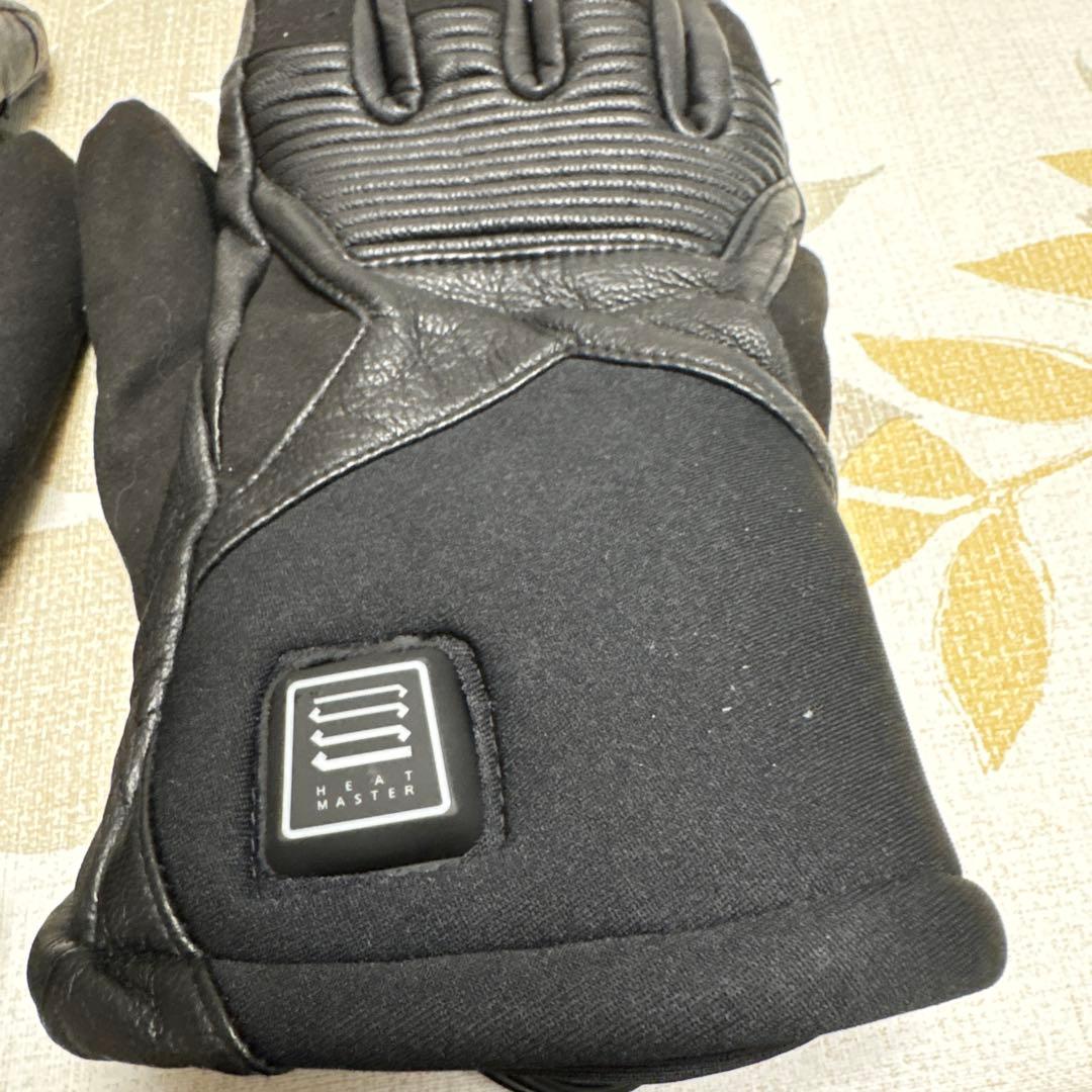 【美品】HEAT MASTER 加熱機能付きグローブ Mサイズ ブラック