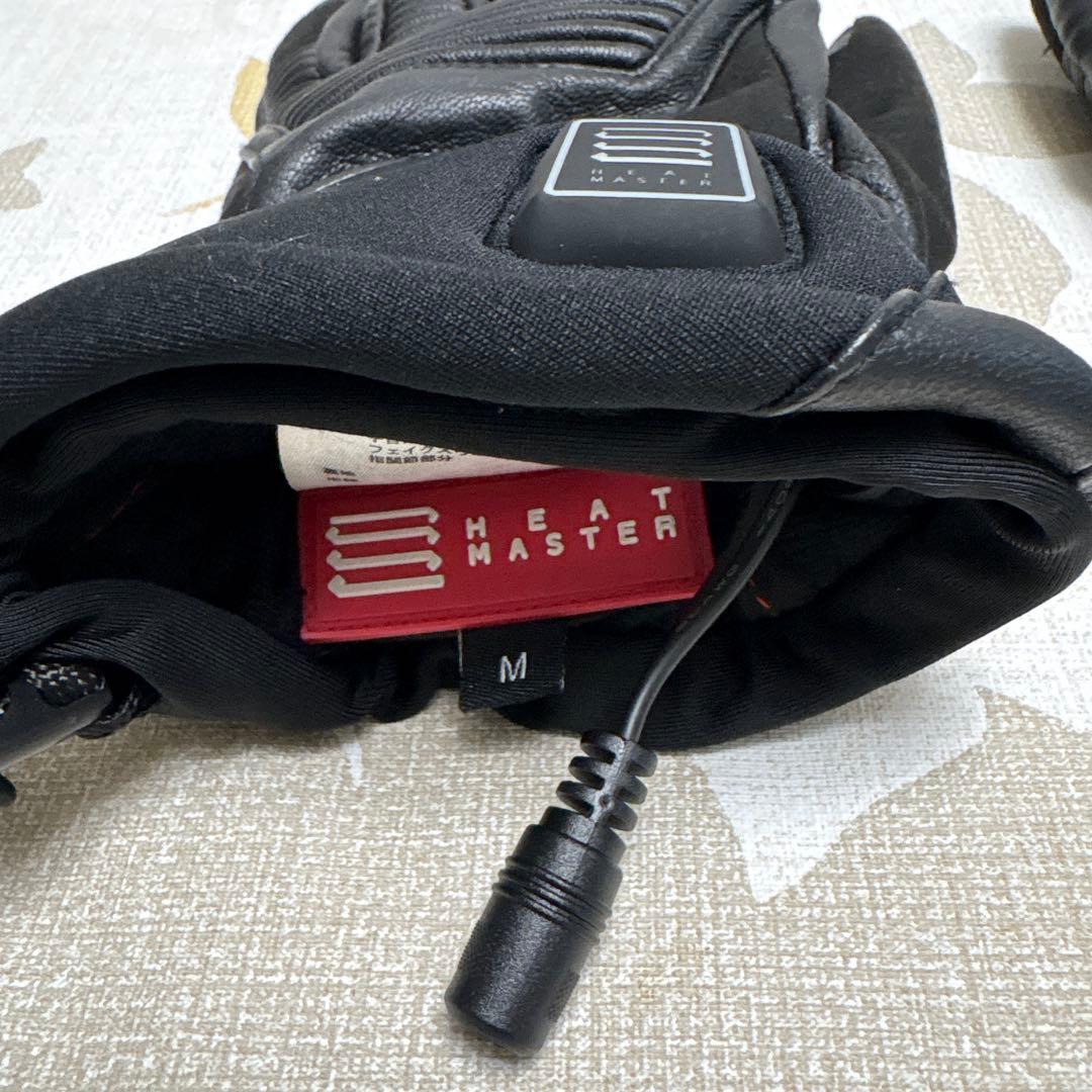 【美品】HEAT MASTER 加熱機能付きグローブ Mサイズ ブラック