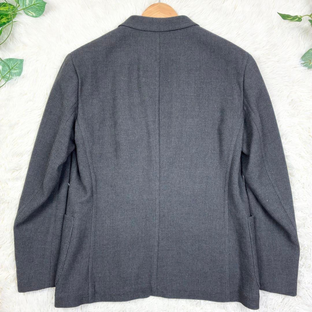 美品　ポールスミスコレクション　花柄パイピング　ワッフルアンコンジャケット　XL