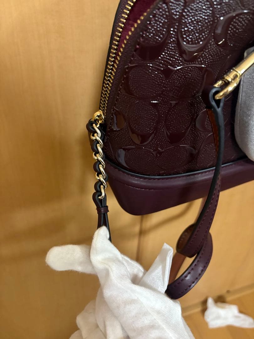 新品未使用　コーチ COACH ショルダーバッグ/ハンドバッグ　茶系