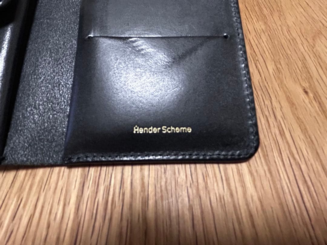 Hender Scheme 二つ折り財布 黒
