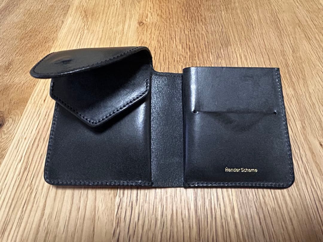 Hender Scheme 二つ折り財布 黒