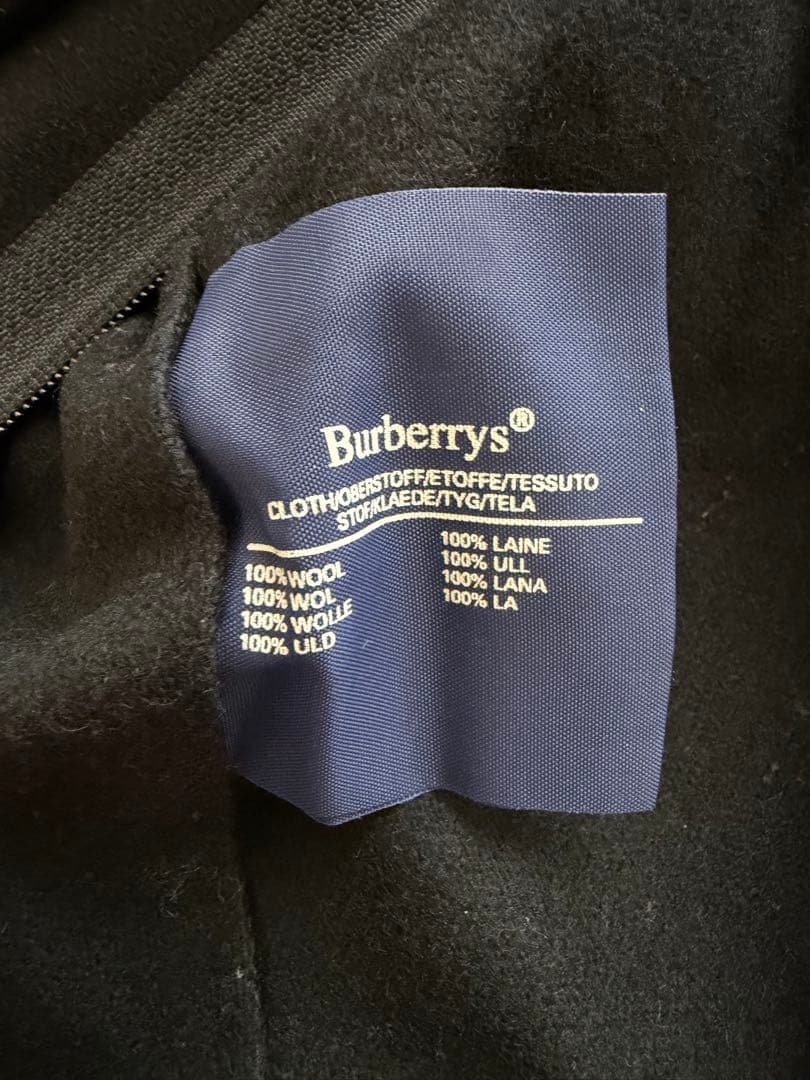 バーバリー BURBERRY 裏地ノバチェック トレンチコート 黒 ブラック
