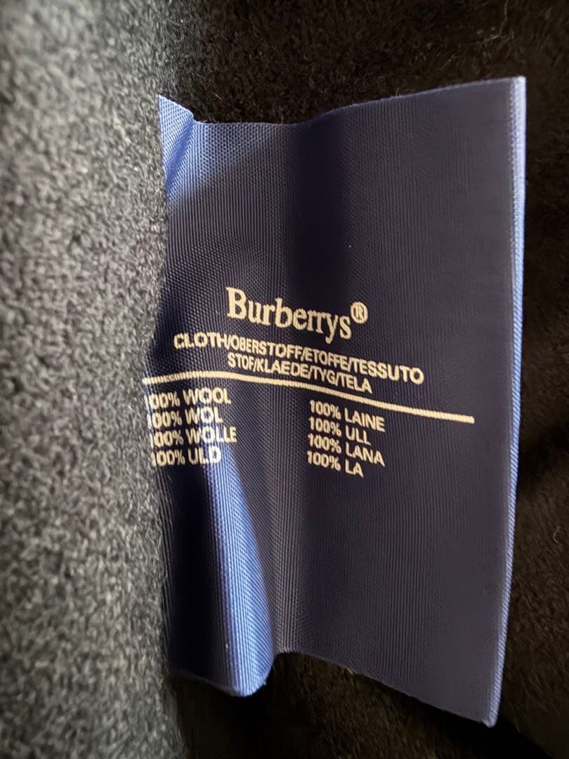 バーバリー BURBERRY 裏地ノバチェック トレンチコート 黒 ブラック