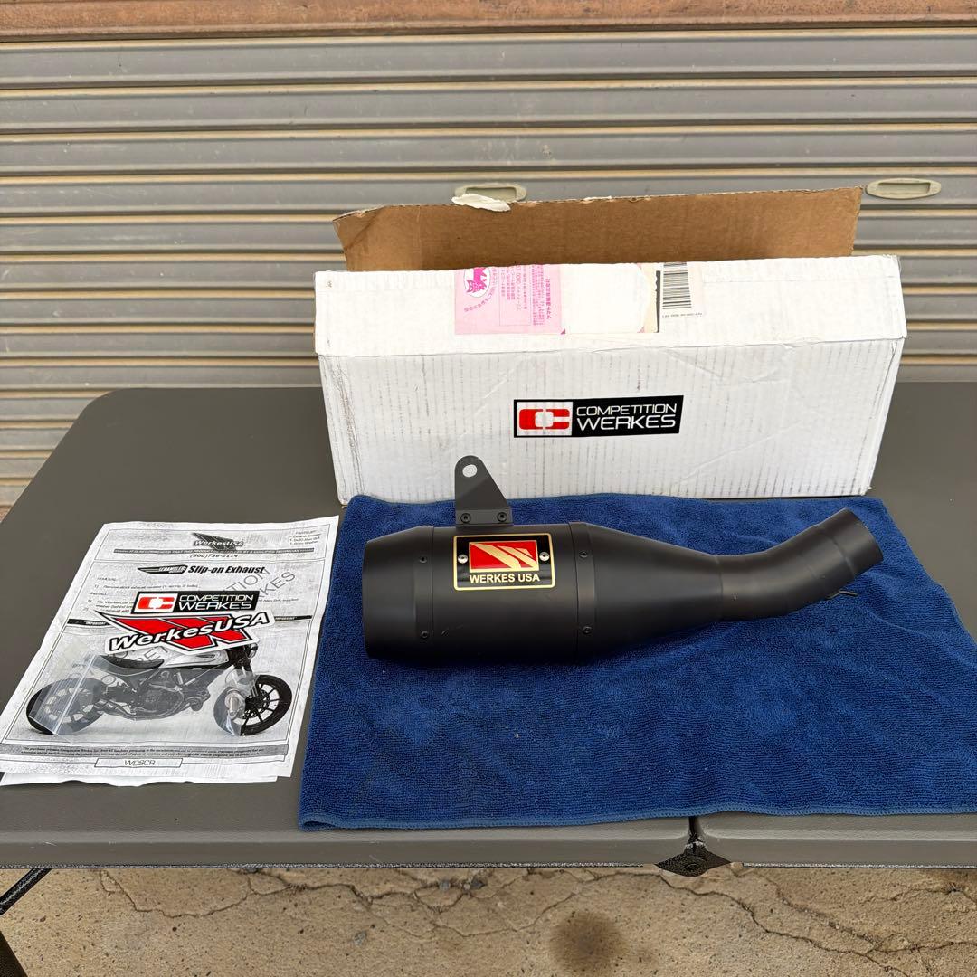 (Ducati scrambler800用) スリップオンマフラー