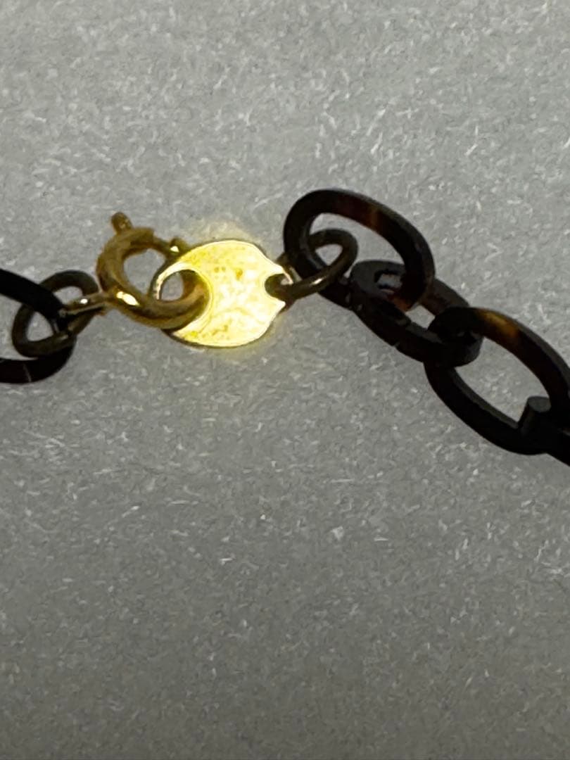 本鼈甲、幾何学的デザイン ネックレス