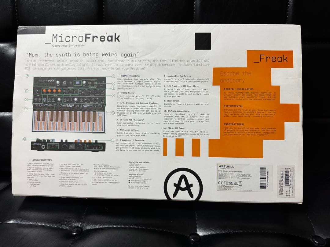 ARTURIA MicroFreak ハイブリッドシンセサイザー