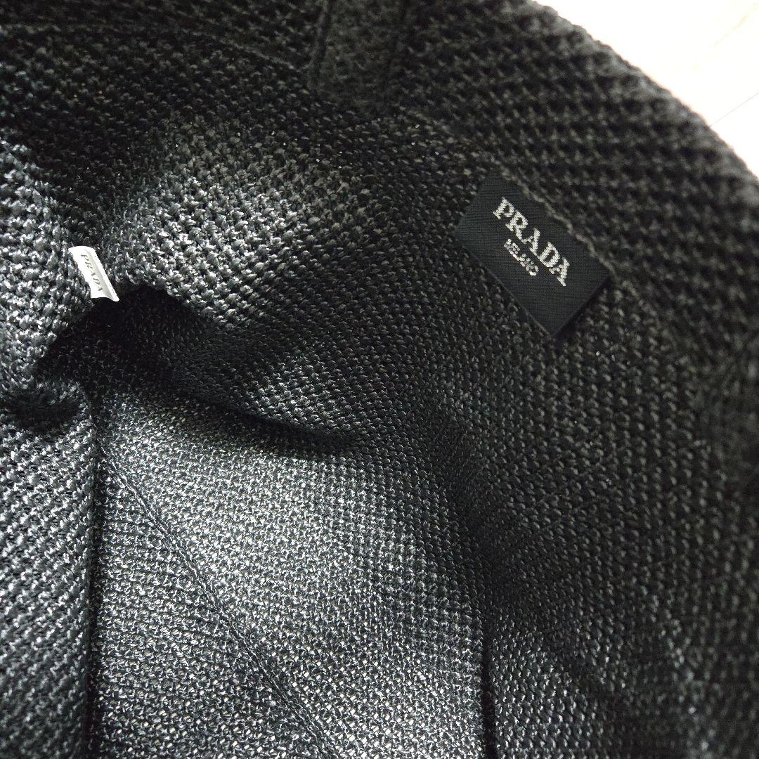 PRADA ブラック かごバッグ ノベルティー