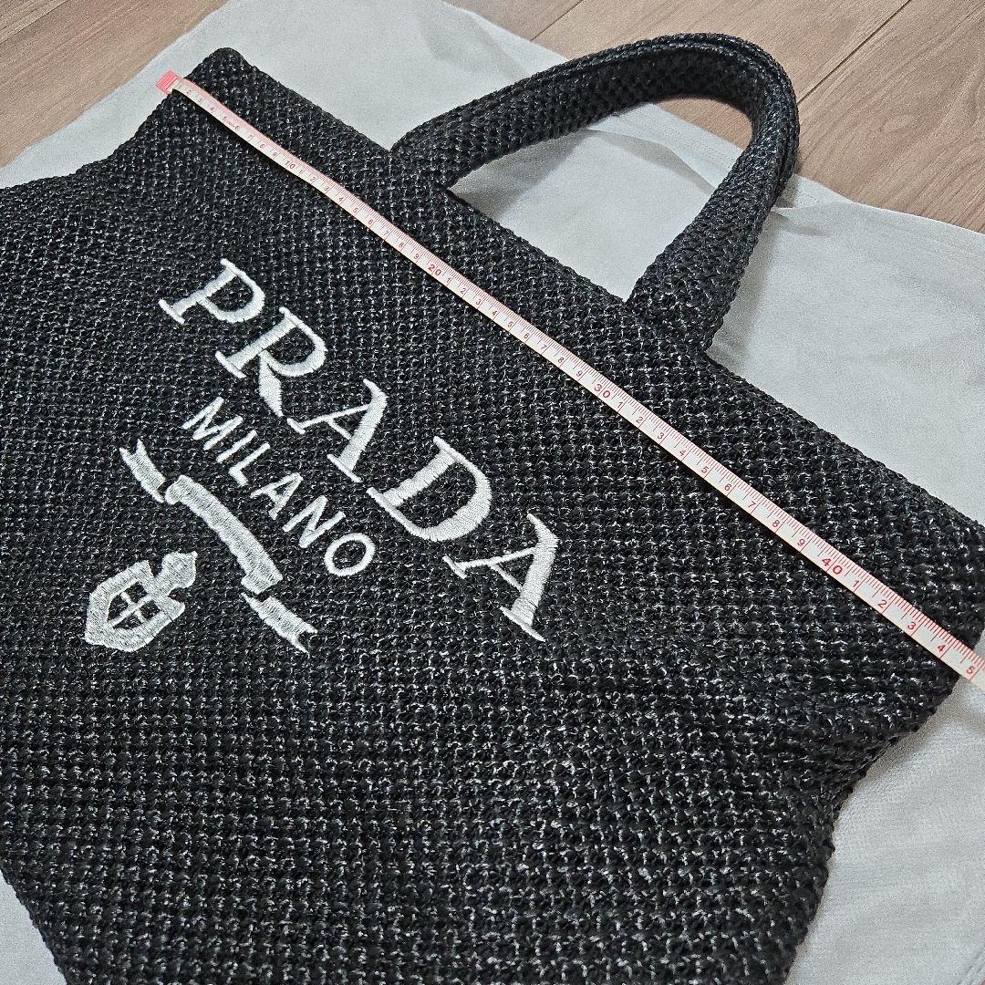 PRADA ブラック かごバッグ ノベルティー