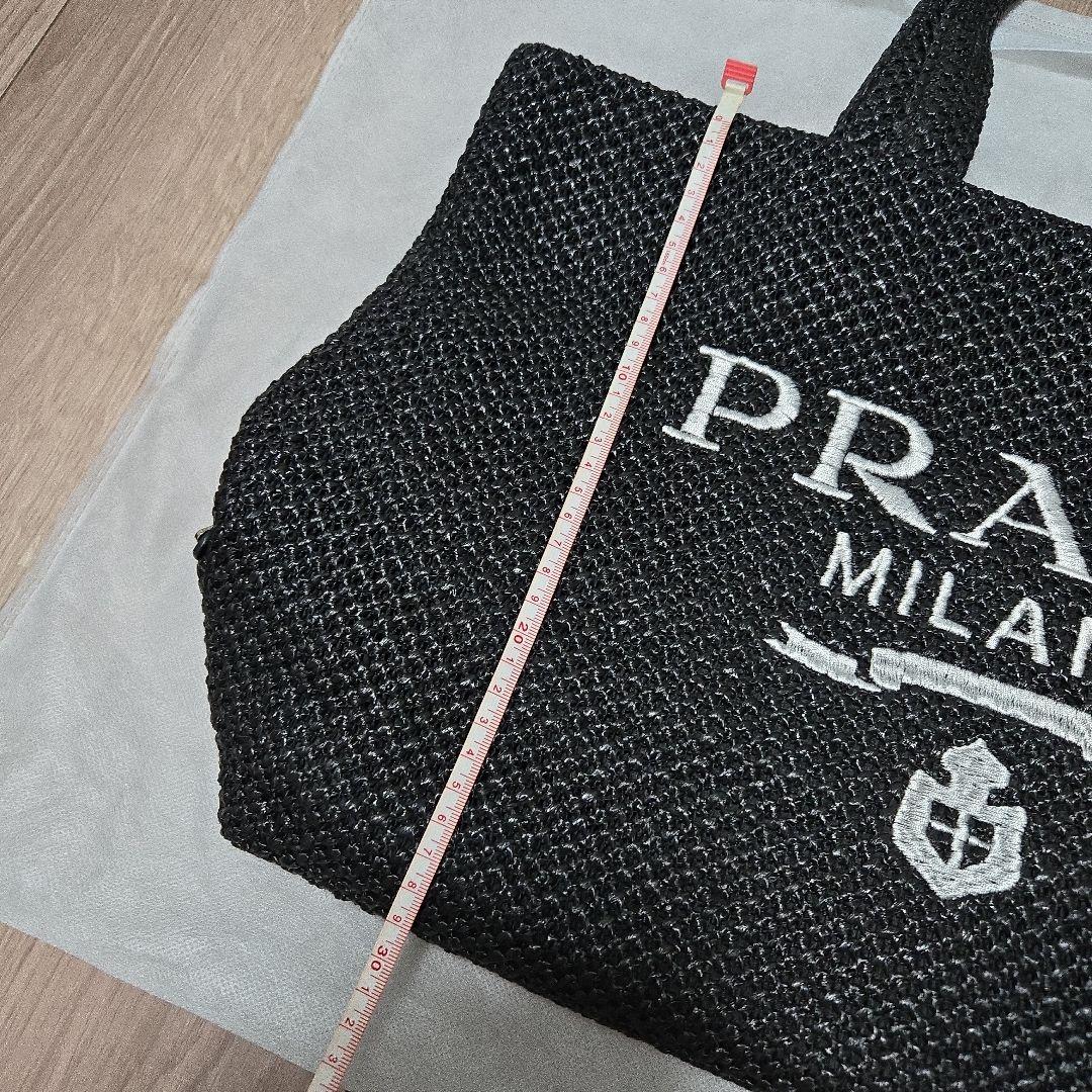 PRADA ブラック かごバッグ ノベルティー