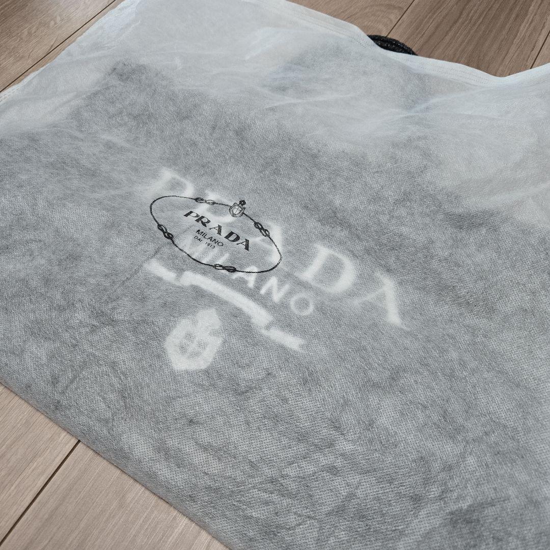 PRADA ブラック かごバッグ ノベルティー