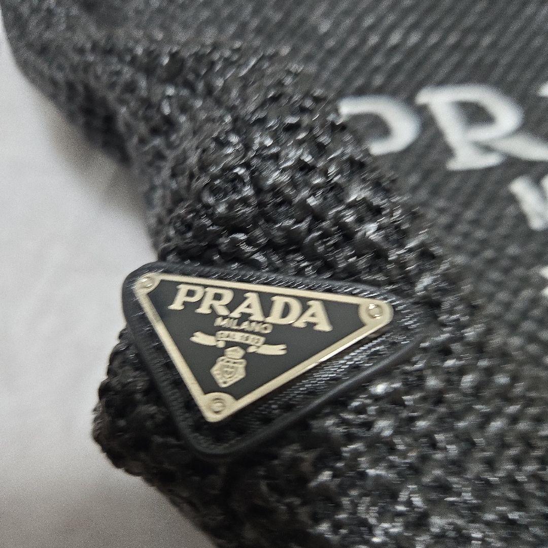 PRADA ブラック かごバッグ ノベルティー