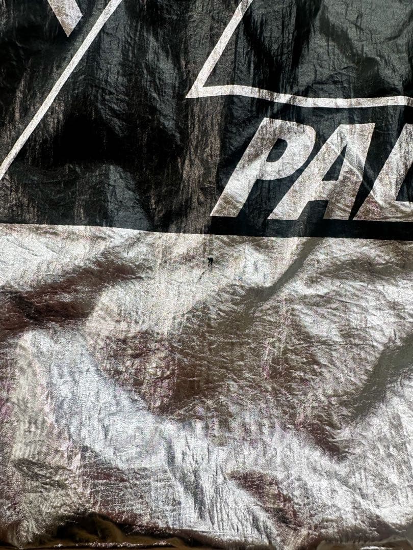 PALACE シルバー エコバッグ ロゴ