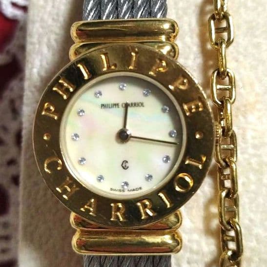 CHARRIOL シャリオール サントロペ・ シェル•ダイヤ12P