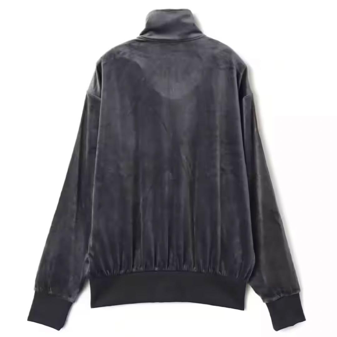 新品2XL⭐️adidas ファイヤーバード ベロア トラックトップ グレー