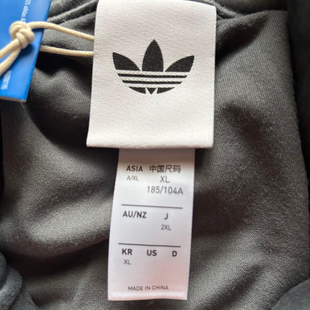 新品2XL⭐️adidas ファイヤーバード ベロア トラックトップ グレー