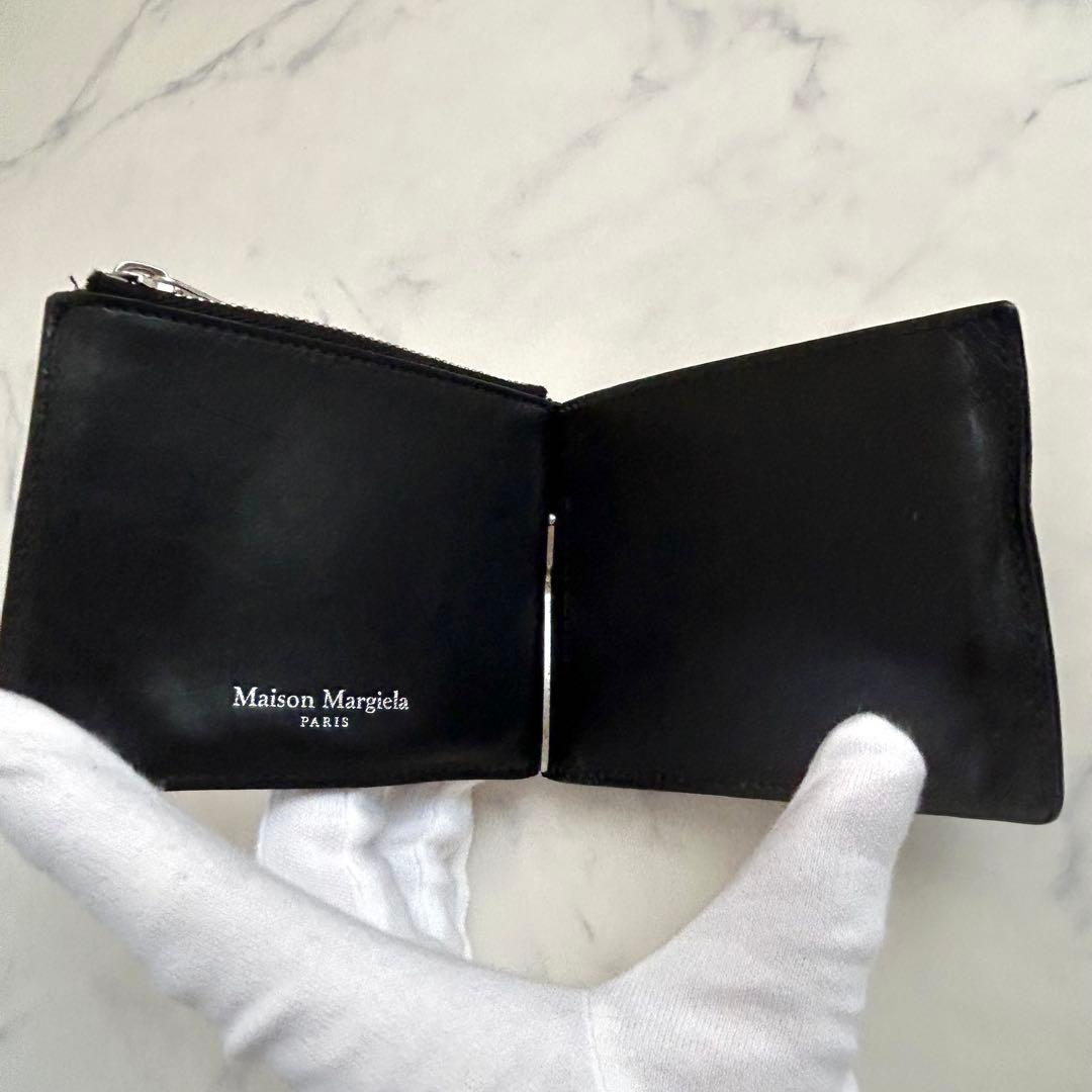 メゾンマルジェラ マネークリップ 二つ折り財布 小銭入れ カードケース